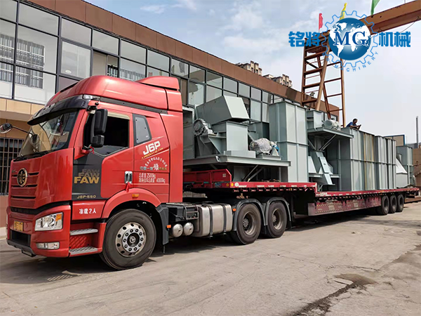 商丘虞城第二車干粉砂漿設備發(fā)貨！