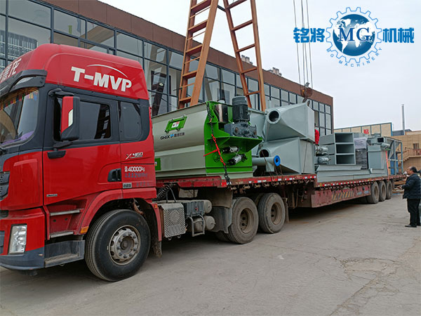 甘肅時產20噸干粉砂漿生產線已發(fā)貨！